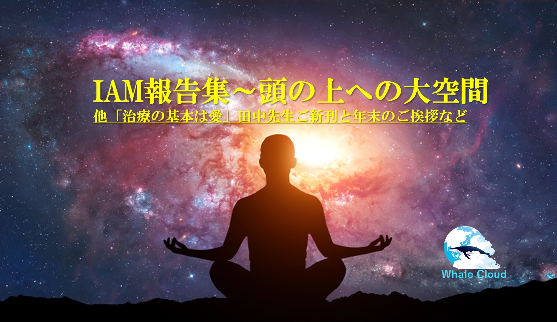 IAM報告集～頭の上への大空間、他「治療の基本は愛」田中先生ご新刊と年末のご挨拶など